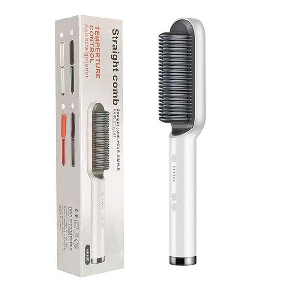 Electric hair straightener comb with box
