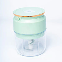 Mini electric food chopper — front view